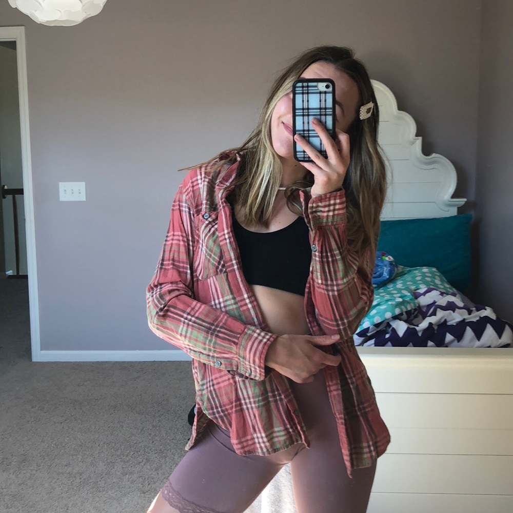 Ralph Lauren Pinkish brown flannel